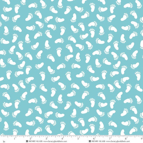 Special Delivery - Footprints - Teal - Sharon Kuplack - 2513-17