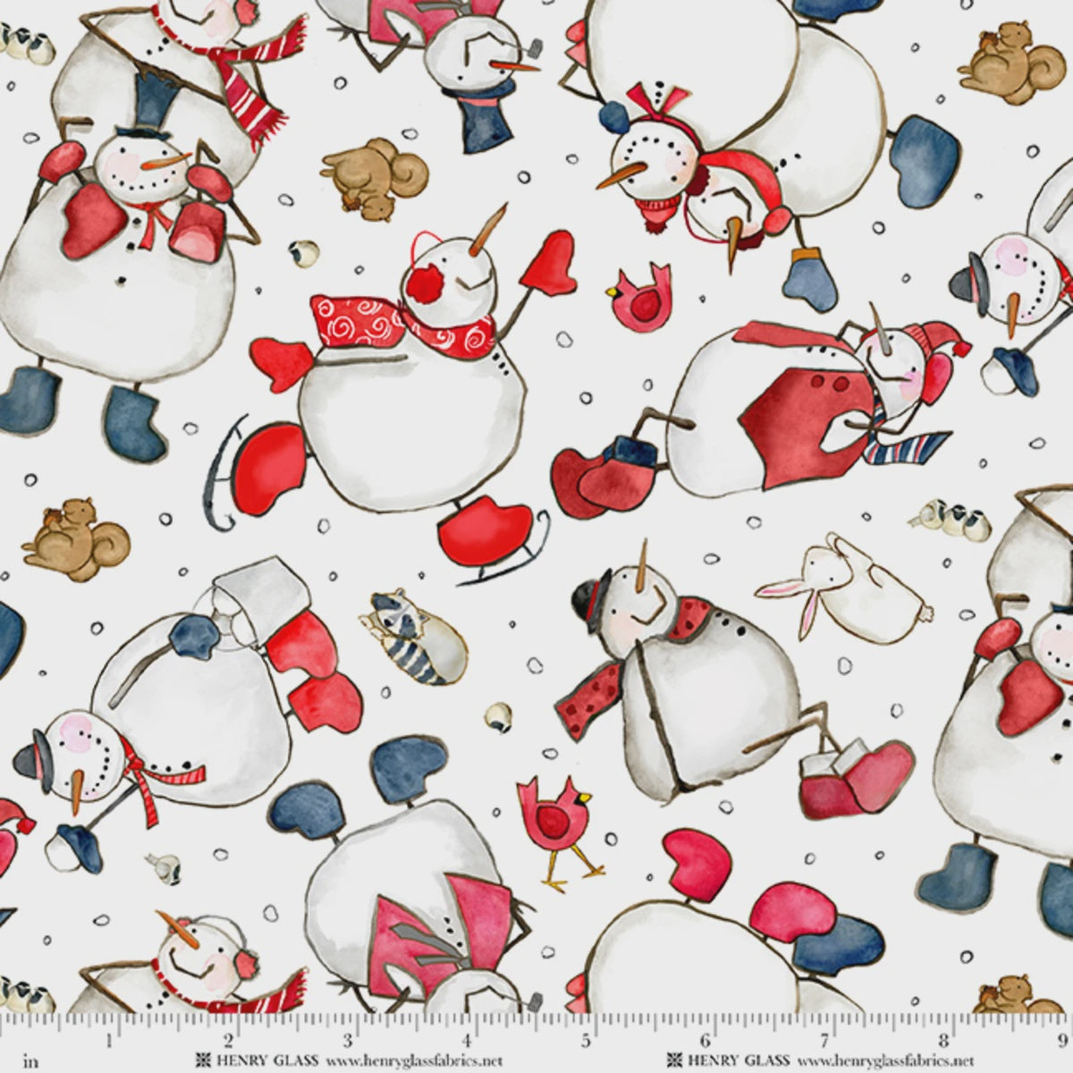 Snow Folks Tossed Snowman 2700-08 Multi