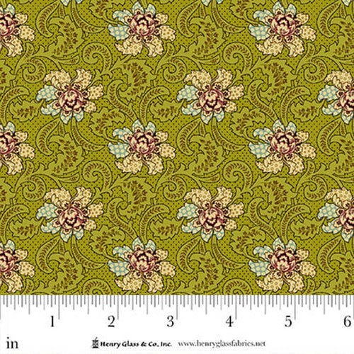 Flower Pot Prints - Fancies and Foulards- Green - Kim Diehl - 1111-66