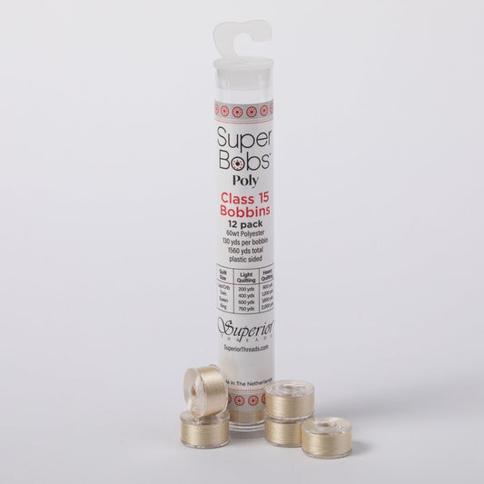 Super Bobs 12pk #620 Cream White Class 15