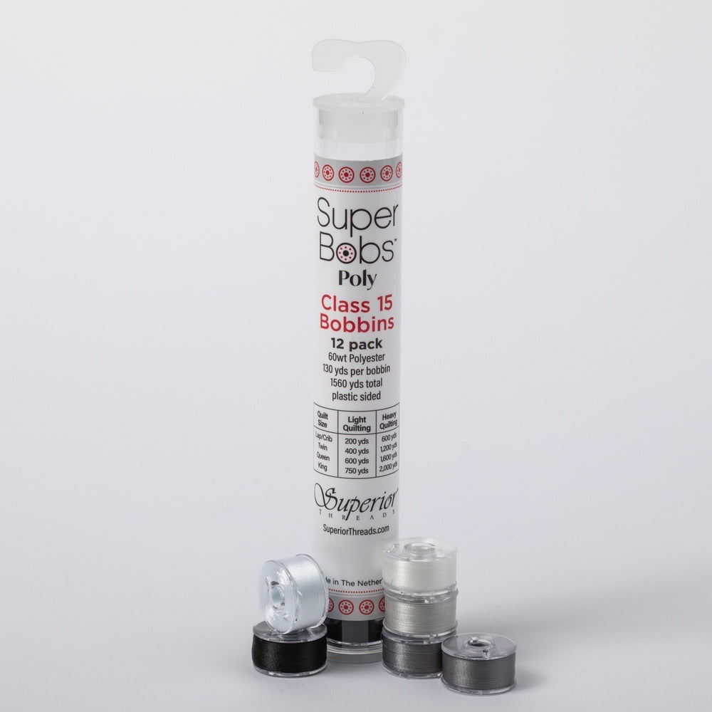Super Bobs 12pk Multicolor Monochrome Class 15