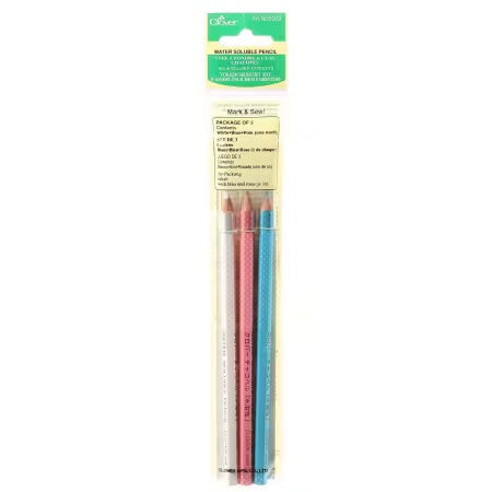 Water Soluble - Pencil - 3 Color Assortment - 5003CV
