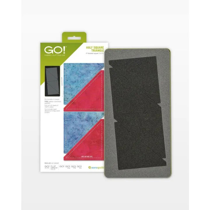 GO! Half Square Triangle-4" Finished Square