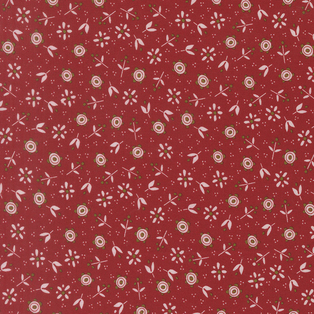 Chilly Christmas Flowers Red