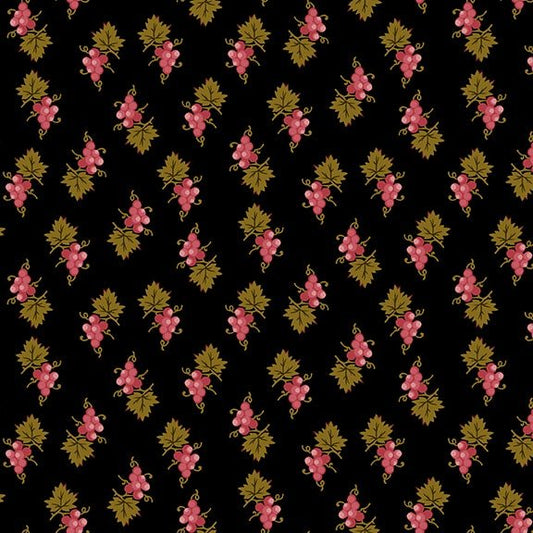 676-99 Black/Pink Berries Scraps of Happiness
