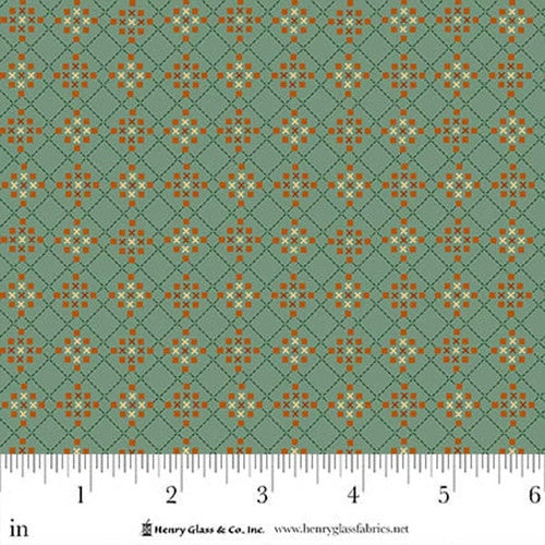 Flower Pot Prints - Garden Trillis - Turq - Kim Diehl - 1107-11
