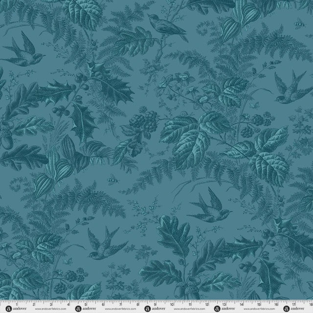 Secret Stash Blue Willow Vermont Teal A-10586-B