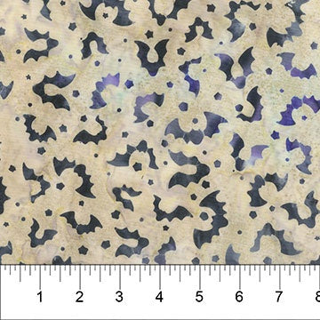 83001-30 Oatmeal Lots of Bats Banyan Batiks