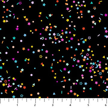 Dusk Sprinkles Black Multi 9202-99 FIGO
