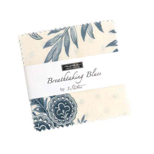 Breathtaking Blues Mini Charm 44400MC Moda Precuts#1
