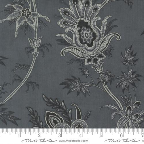 Breathtaking Blues Dusk Plume Florals Jacobean