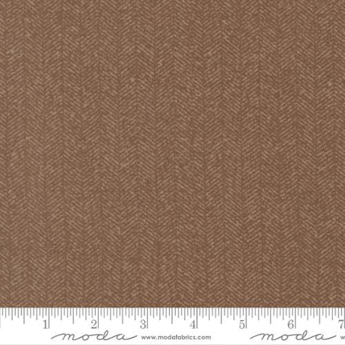 Flannel Gather Taupe Herringbone Basic