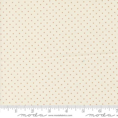 Butternut and Sage Cream Pindot Dots