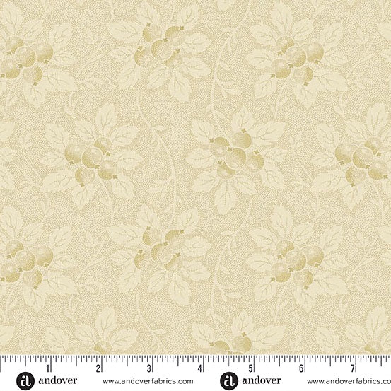 1381-L Cream with Olive Berries Dahlia