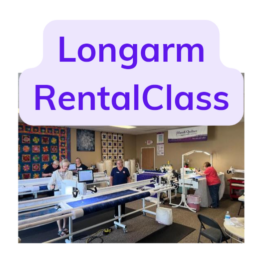 Beginning Longarm Rental Class - Elkhorn