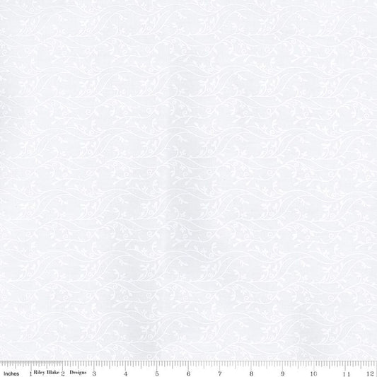 Batiks Flora - Noire Daisy - White - BT23680-110