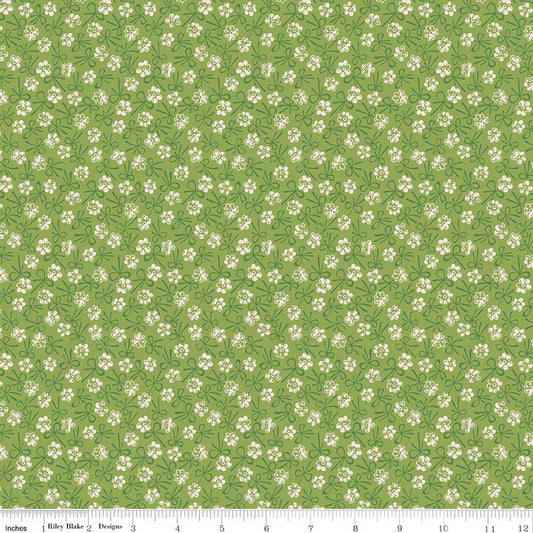 C17165 Thyme White flowers green bows Farmer's Daughter