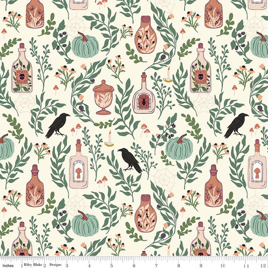 Apothecary - Main - Cream - Amber Elliot - C17550-CREAM