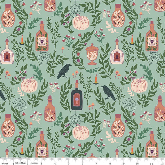 Apothecary - Main - Mint - Amber Elliot - C17550-MINT