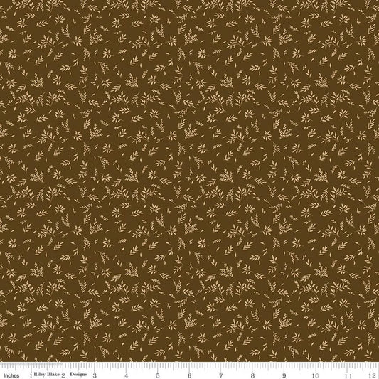 Bountiful - Leaves - Brown - Sandy Gervais - C17868-BROWN