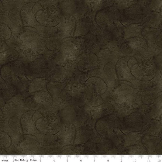 Painter's Watercolor Swirl-Charcoal