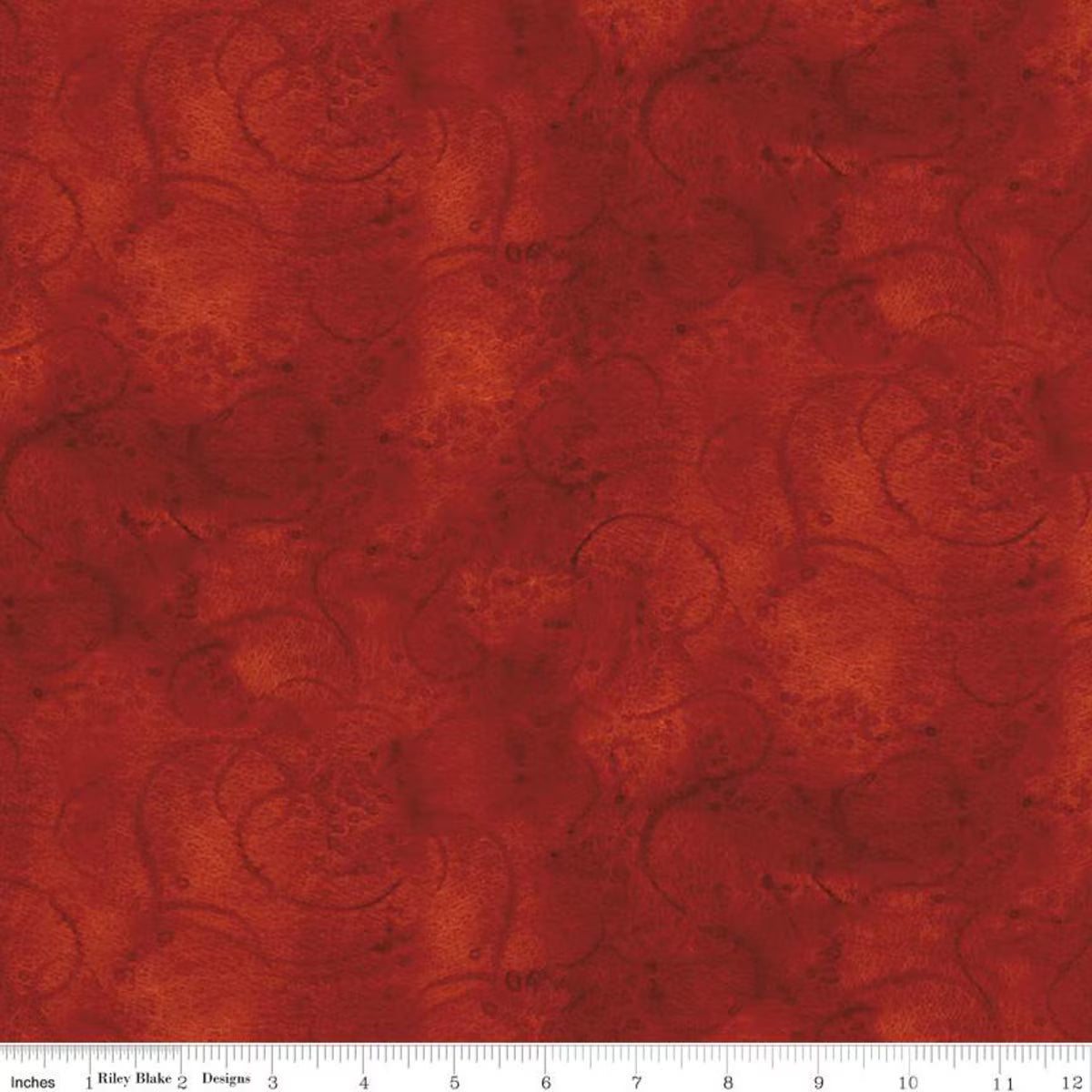 Painter's Watercolor Swirl-Dark Red C680-DKRED