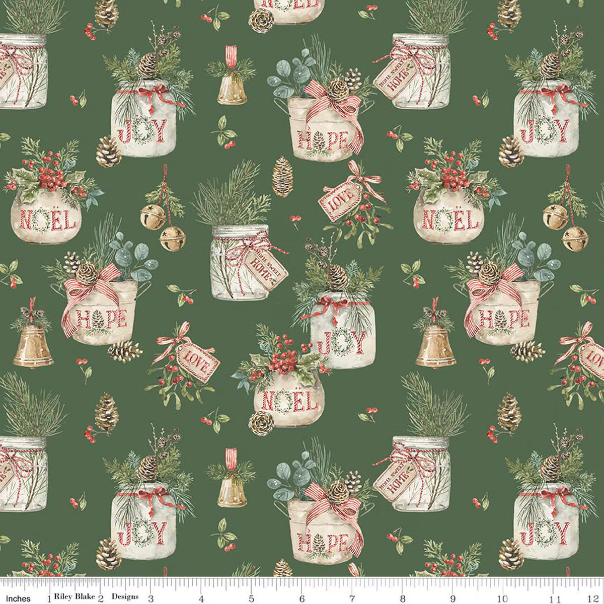 Holiday Spirity- Main - Green - Lisa Audit - CD17460-GREEN