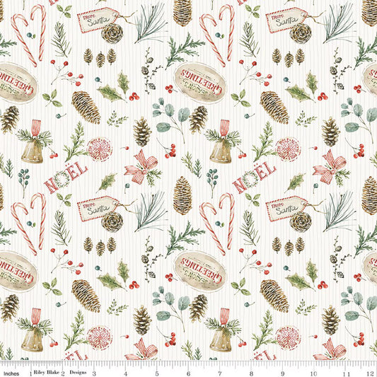 Holiday Spirity - Christmas Toss - Cream - Lisa Audit - CD17461-CREAM