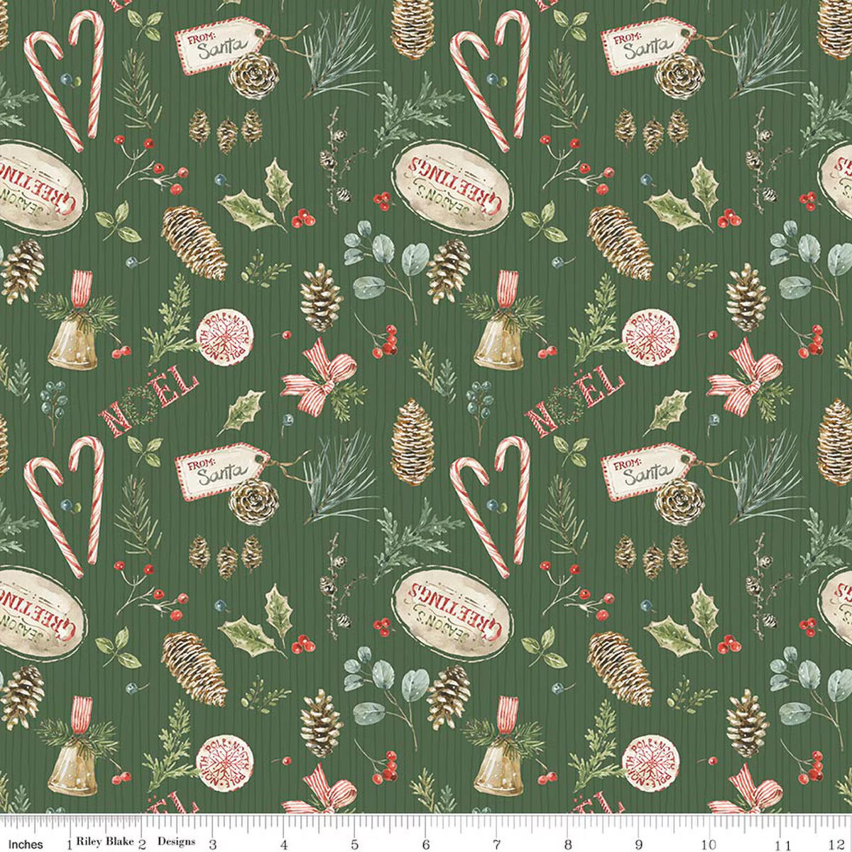 Holiday Spirity - Christmas Toss - Green - Lisa Audit - CD17461-GREEN