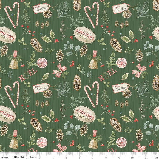 Holiday Spirity - Christmas Toss - Green - Lisa Audit - CD17461-GREEN