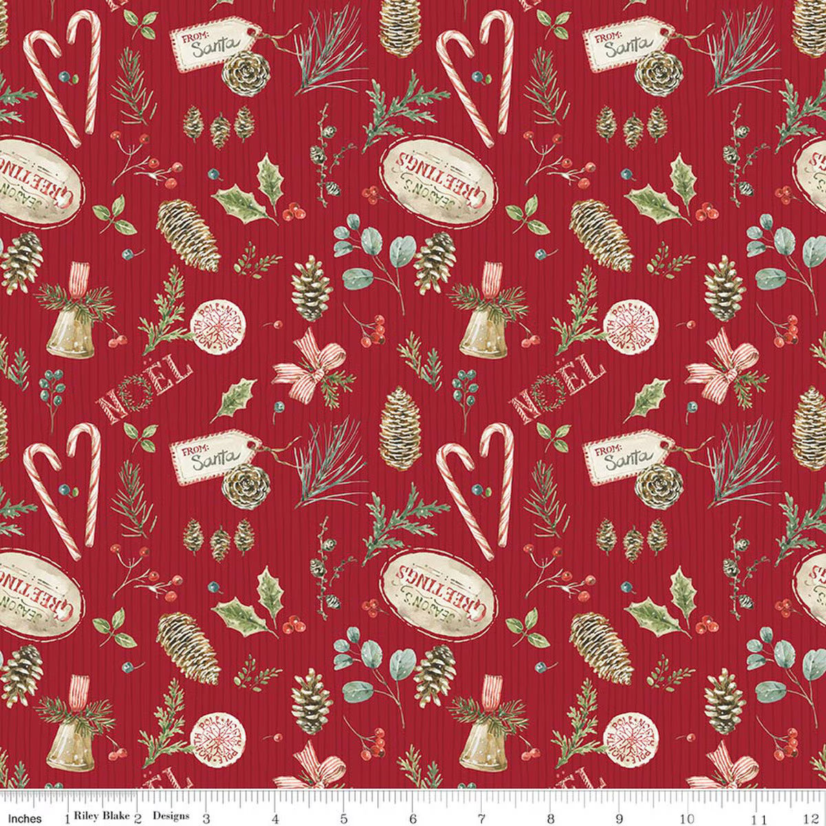 Holiday Spirity - Christmas Toss - Red - Lisa Audit - CD17461-RED