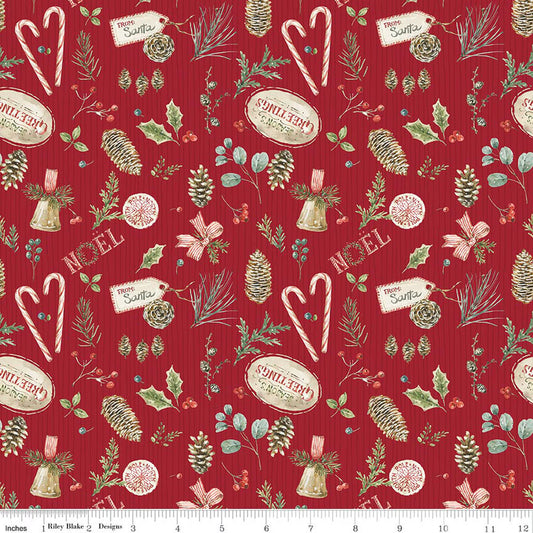 Holiday Spirity - Christmas Toss - Red - Lisa Audit - CD17461-RED
