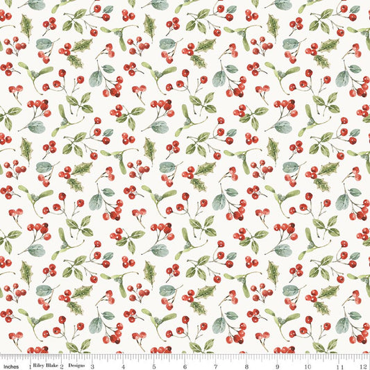 Holiday Spirity - Berries - Cream - Lisa Audit - CD17463-CREAM