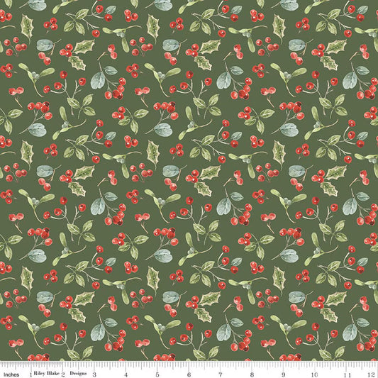 Holiday Spirity- Berries - Green- Lisa Audit - CD17463-GREEN