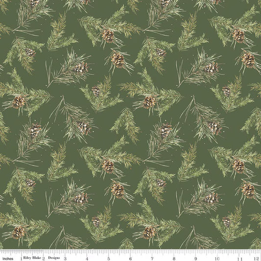 Holiday Spirity - Pinecones - Green - Lisa Audit - CD17464-GREEN