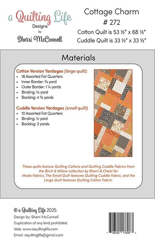 Cottage Charm Quilt Pattern by a Quilting Life