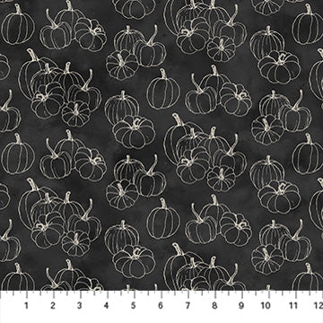 Night Owl - Pumpkin Blender - Charcoal- Deborah Edwards - DP28852-96