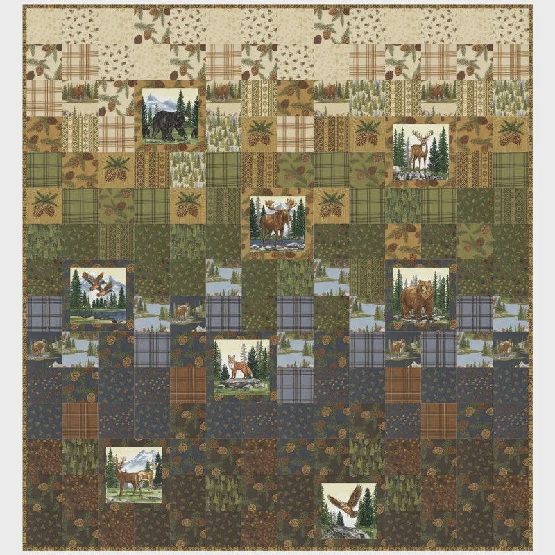 A Day in the Northwoods Quilt Kit