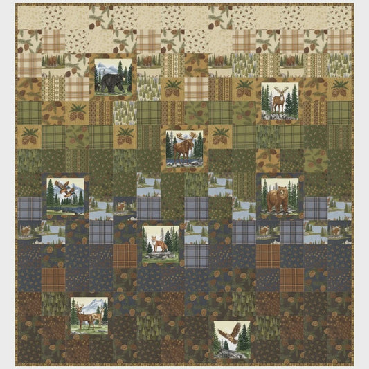 A Day in the Northwoods Quilt Kit