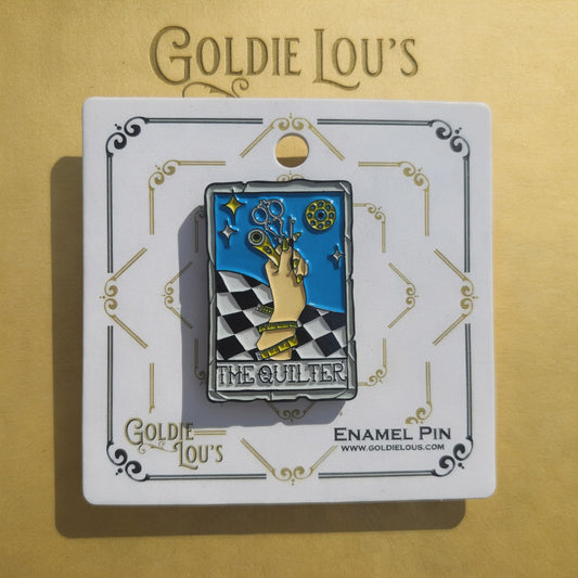 Quilter Tarot Enamel Pin