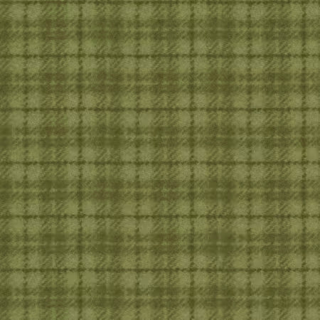 Green Plaid Woolies Flannel