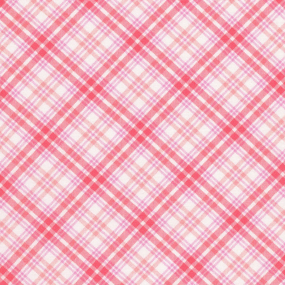 Pink Lemonade Plaid from Fabric Market