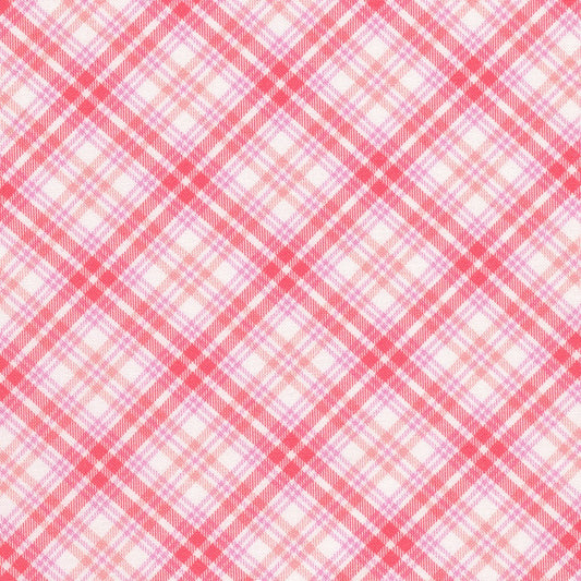Pink Lemonade Plaid from Fabric Market