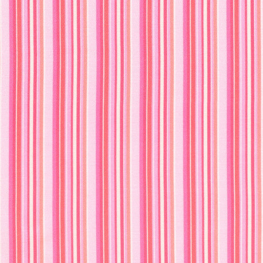 Carnation Pink Stripe from Fabric Market