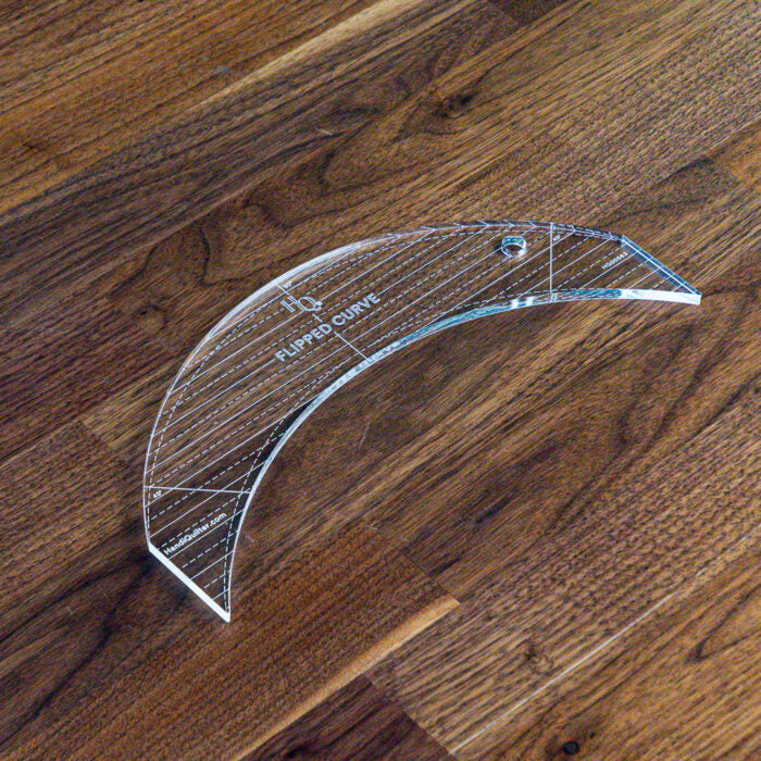Flipped Curve Ruler