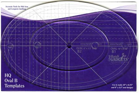 Oval B Ruler Set
