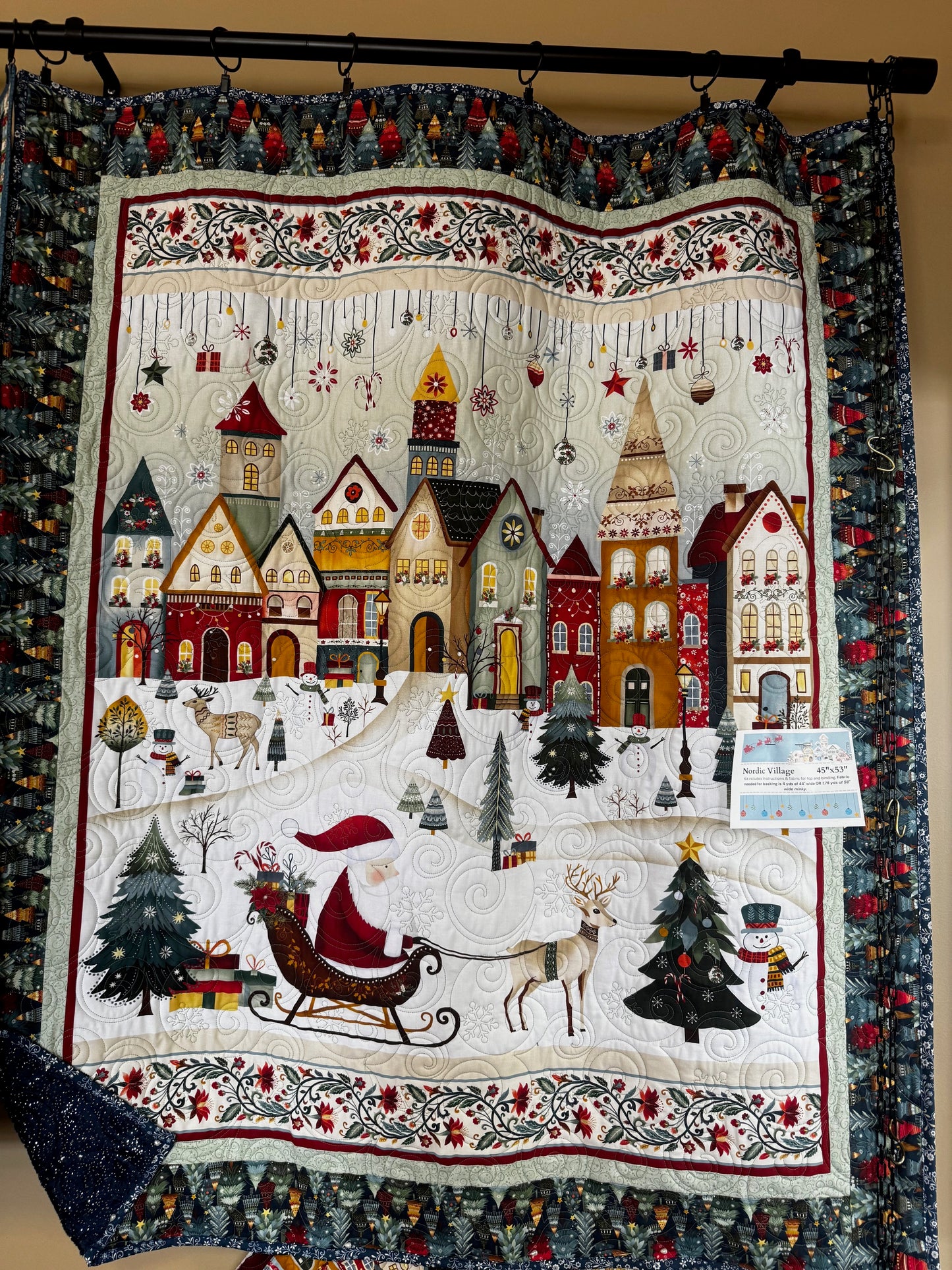 Nordic Village Quilt Kit