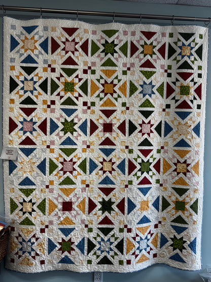 Confetti Stars Sally's Stitches Quilt Kit