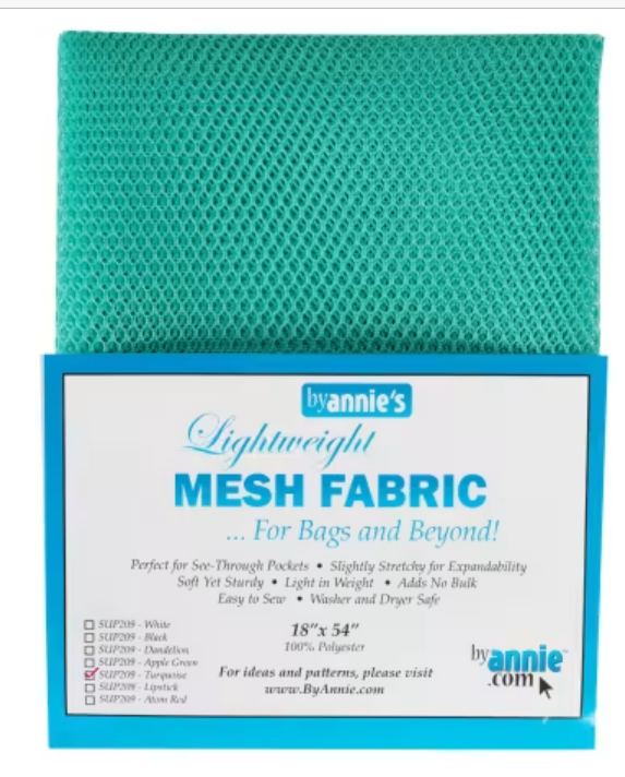 Turquoise Mesh Lite Weight 18in x 54in