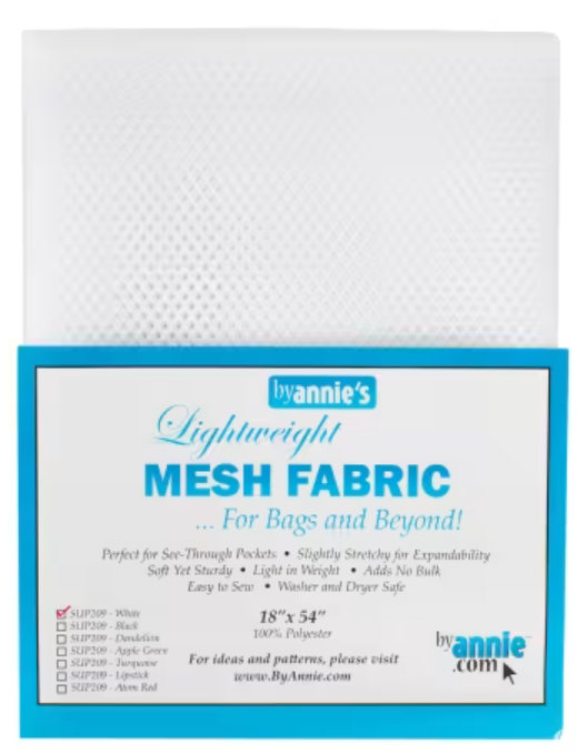 White Mesh Lite Weight 18in x 54in